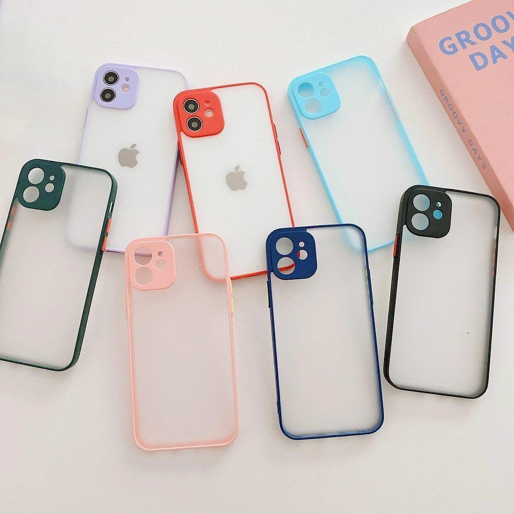 Milky Case silikoninis lankstus permatomas dėklas Xiaomi Redmi Note 10 / Redmi Note 10S raudonas - Image 2