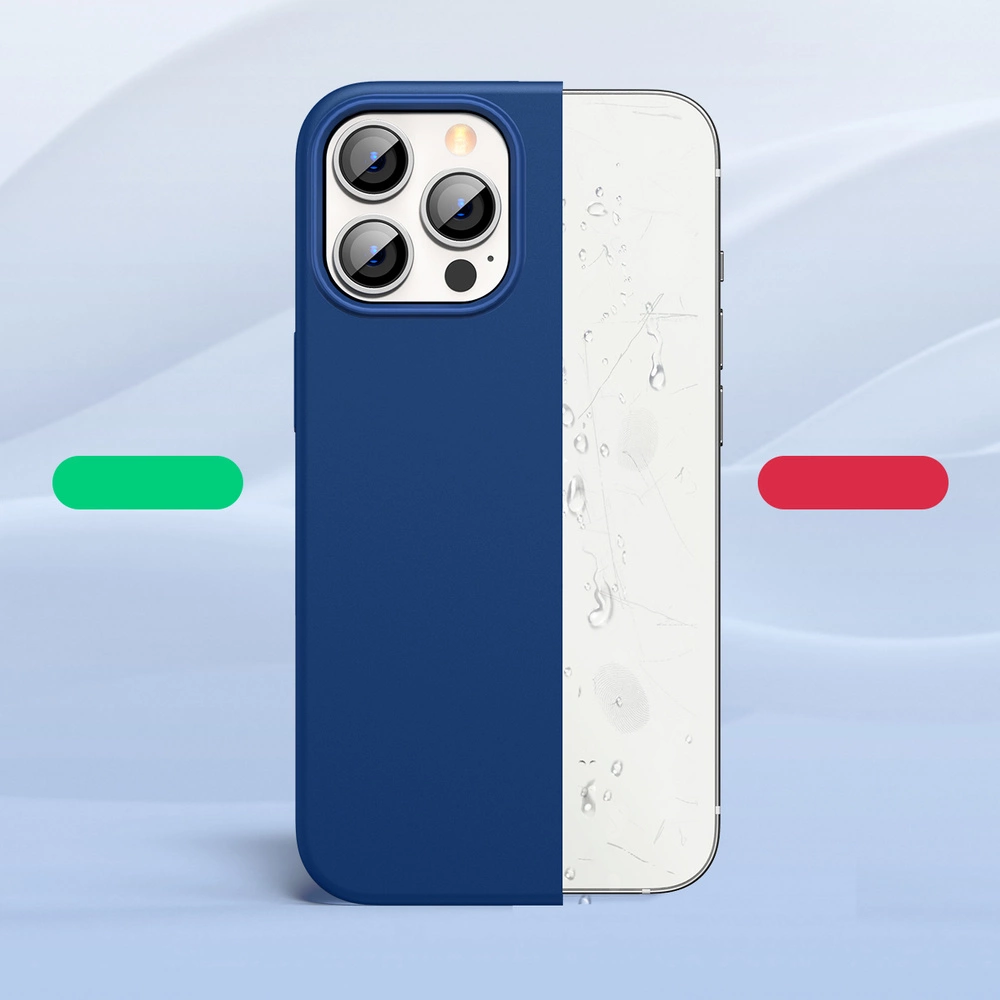Ugreen apsauginis silikoninis dėklas iPhone 13 Pro - Mėlynas - Image 4