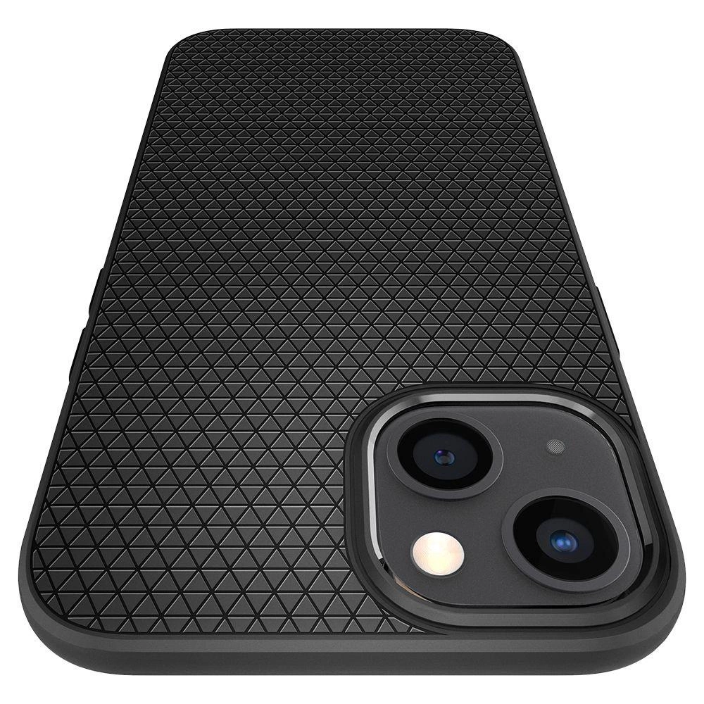 Spigen Liquid Air dėklas iPhone 13 mini - Matinis Juodas - Image 9
