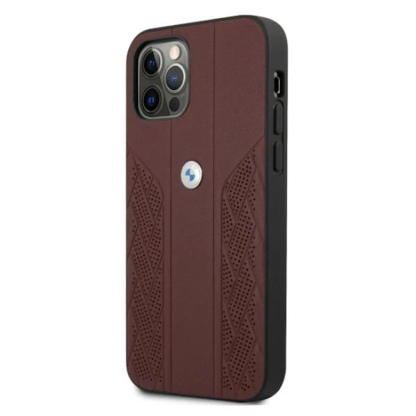 1" czerwony/red hardcase Leather Curve Perforate