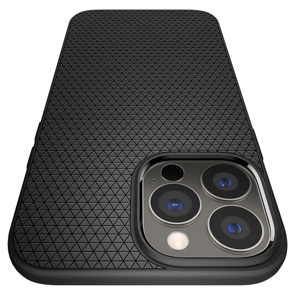 Spigen Liquid Air iPhone 13 Pro dėklas - matinė juoda - Image 15