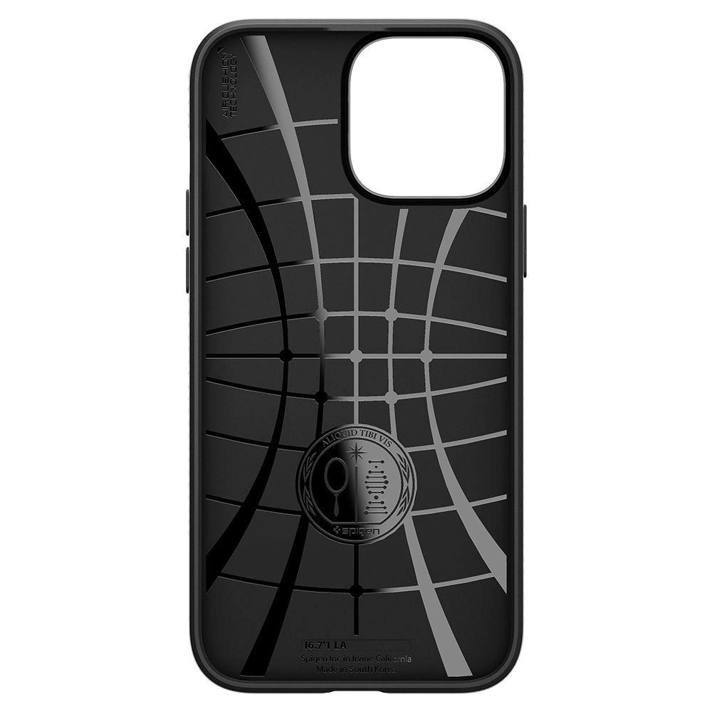 Spigen Liquid Air iPhone 13 Pro dėklas - matinė juoda - Image 5