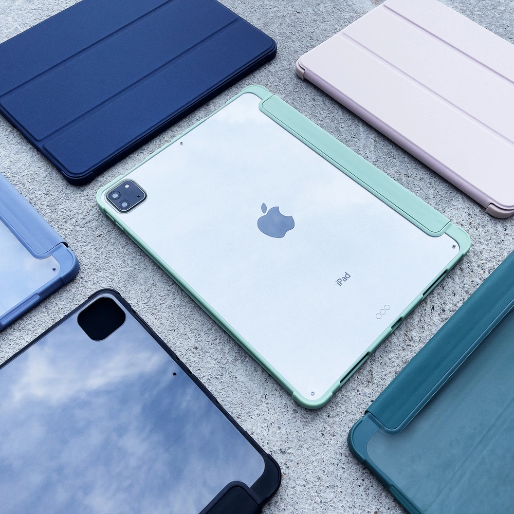 Stovas planšetės dėklas Smart Cover iPad Air 2020/2022 su stovu, žalias - Image 11