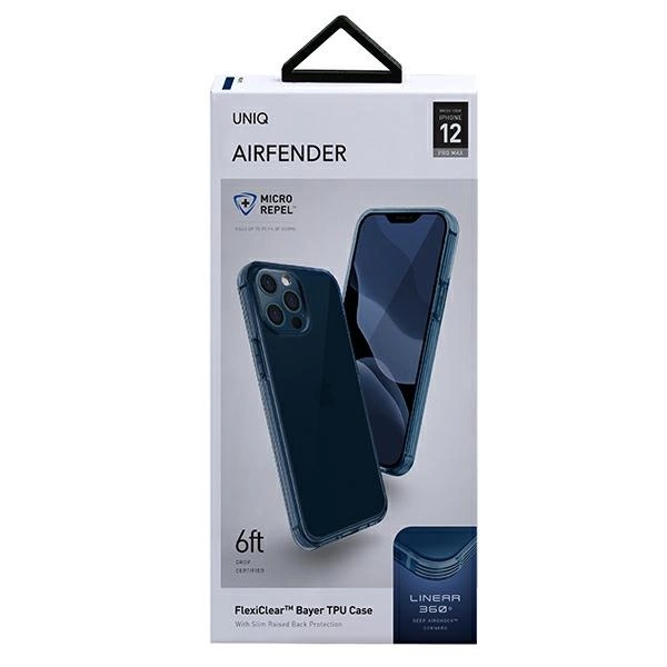 Uniq Air Fender dėklas iPhone 12 Pro Max – mėlynas - Image 6