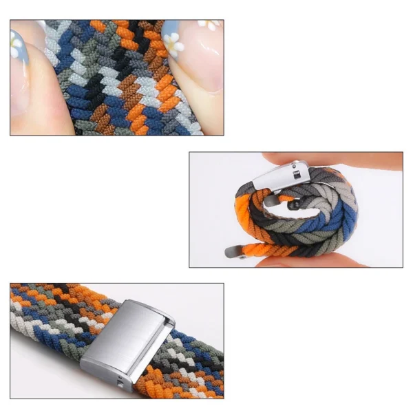 Austa audinio apyrankė Apple Watch 38 / 40 / 41 mm – daugiaraštė - Image 4