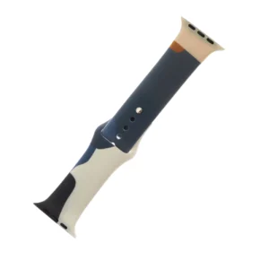 Strap Moro Band for Apple Watch Ultra / 9 / 8 / 7 / 6 / SE / 5 / 4 / 3 / 2 (49mm / 45mm / 44mm / 42mm) Silicone Strap Watch Bracelet Pattern 4