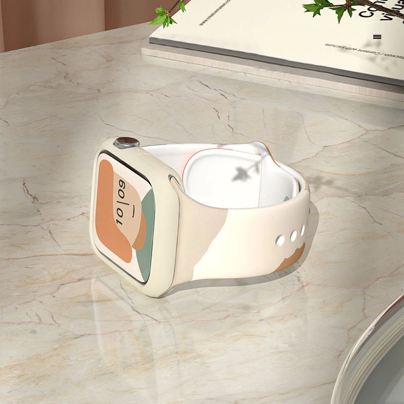 Silikoninė dirželio Moro apyrankė Apple Watch 42 / 44 / 45 / 49 mm – raštas 5 - Image 5