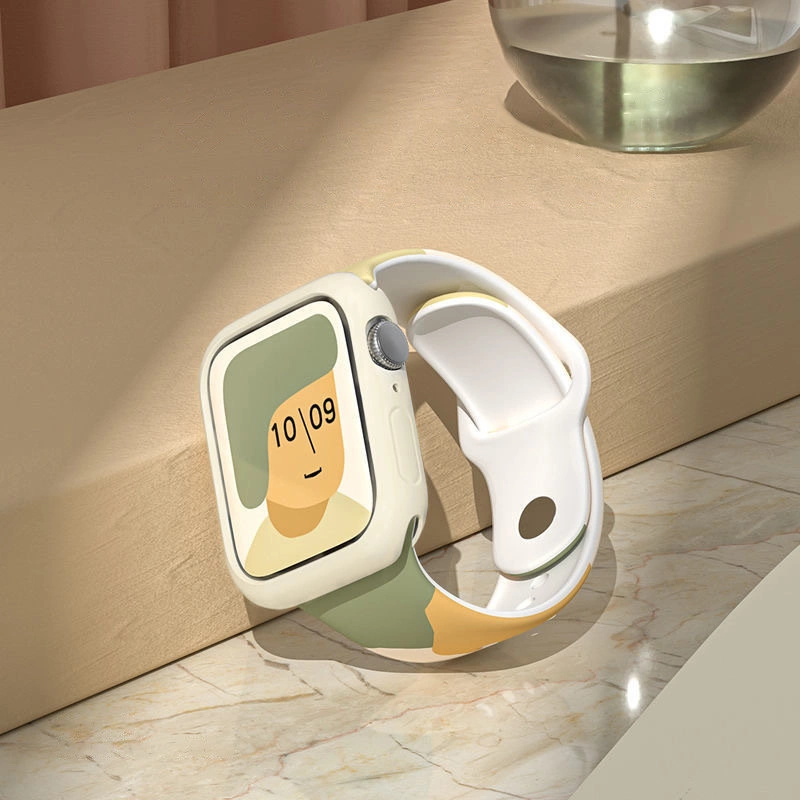 Silikoninė dirželio Moro apyrankė Apple Watch 42 / 44 / 45 / 49 mm – raštas 5 - Image 6