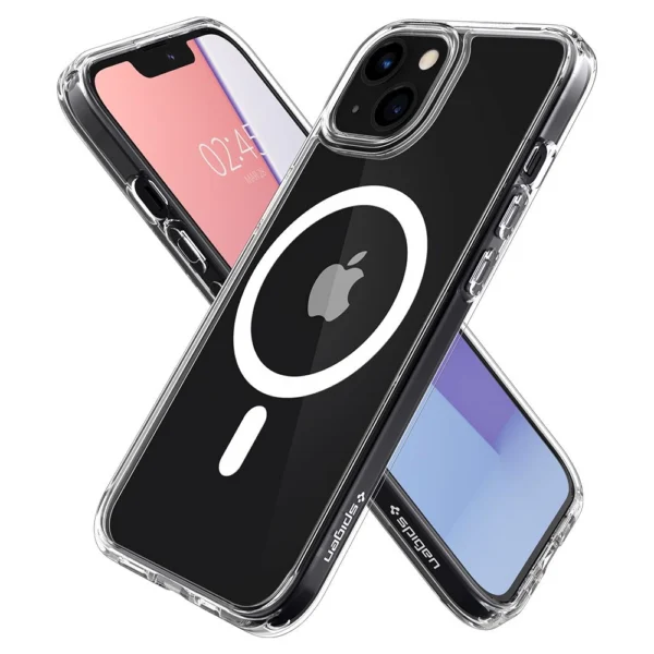 Spigen Ultra Hybrid Mag dėklas su MagSafe iPhone 13 mini – balta - Image 16
