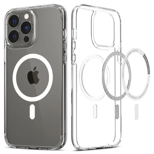 Spigen Ultra Hybrid Mag dėklas su MagSafe iPhone 13 Pro Max – balta - Image 8