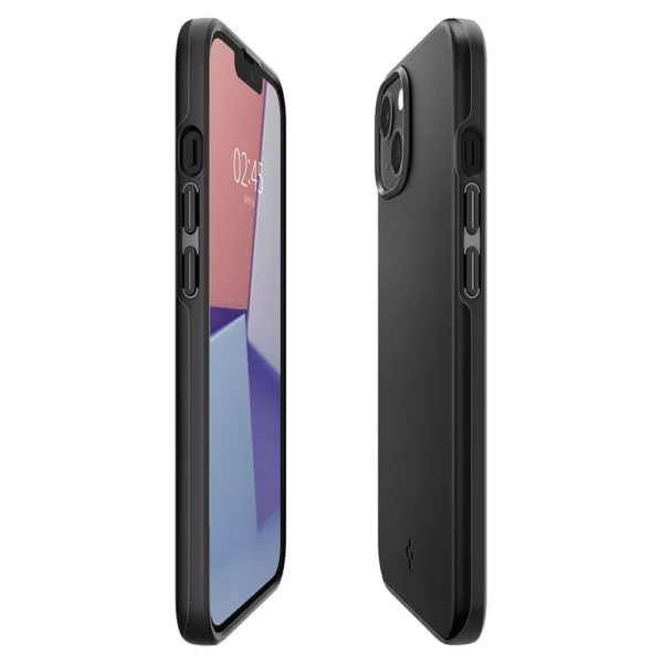 Spigen Thin Fit iPhone 13 dėklas – juodas - Image 10