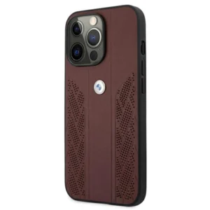 1" czerwony/red hardcase Leather Curve Perforate