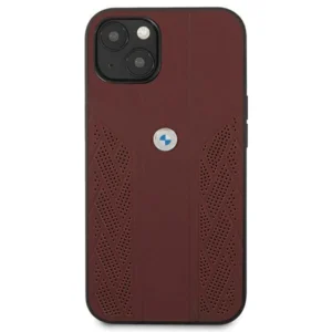 4" czerwony/red hardcase Leather Curve Perforate
