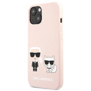 4" hardcase jasno różowy/light pink Silicone Karl & Choupette