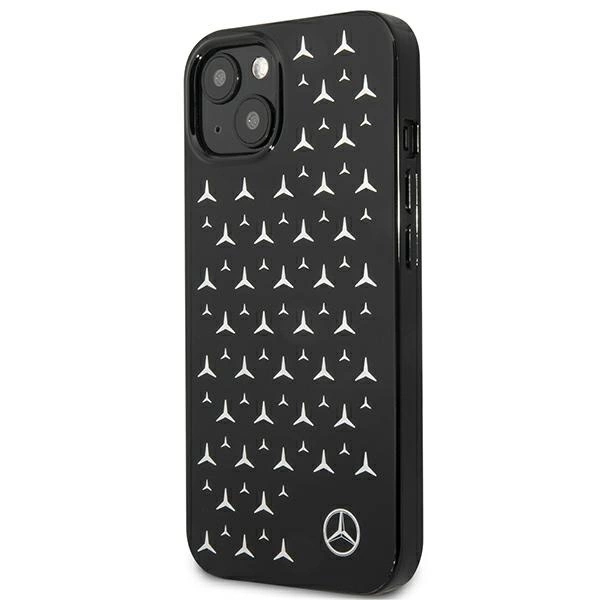 4" czarny/black hardcase Silver Stars Pattern
