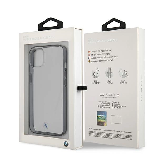 Etui BMW BMHCP13SPCUMRBK iPhone 13 mini 5,4" skaidrus kietas Signature Collection dėklas - Image 8