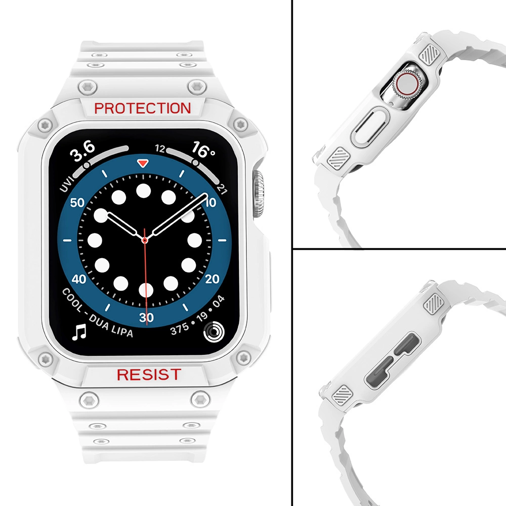 Protect dirželio juosta Apple Watch 38/40/41mm Armored Case – balta - Image 4