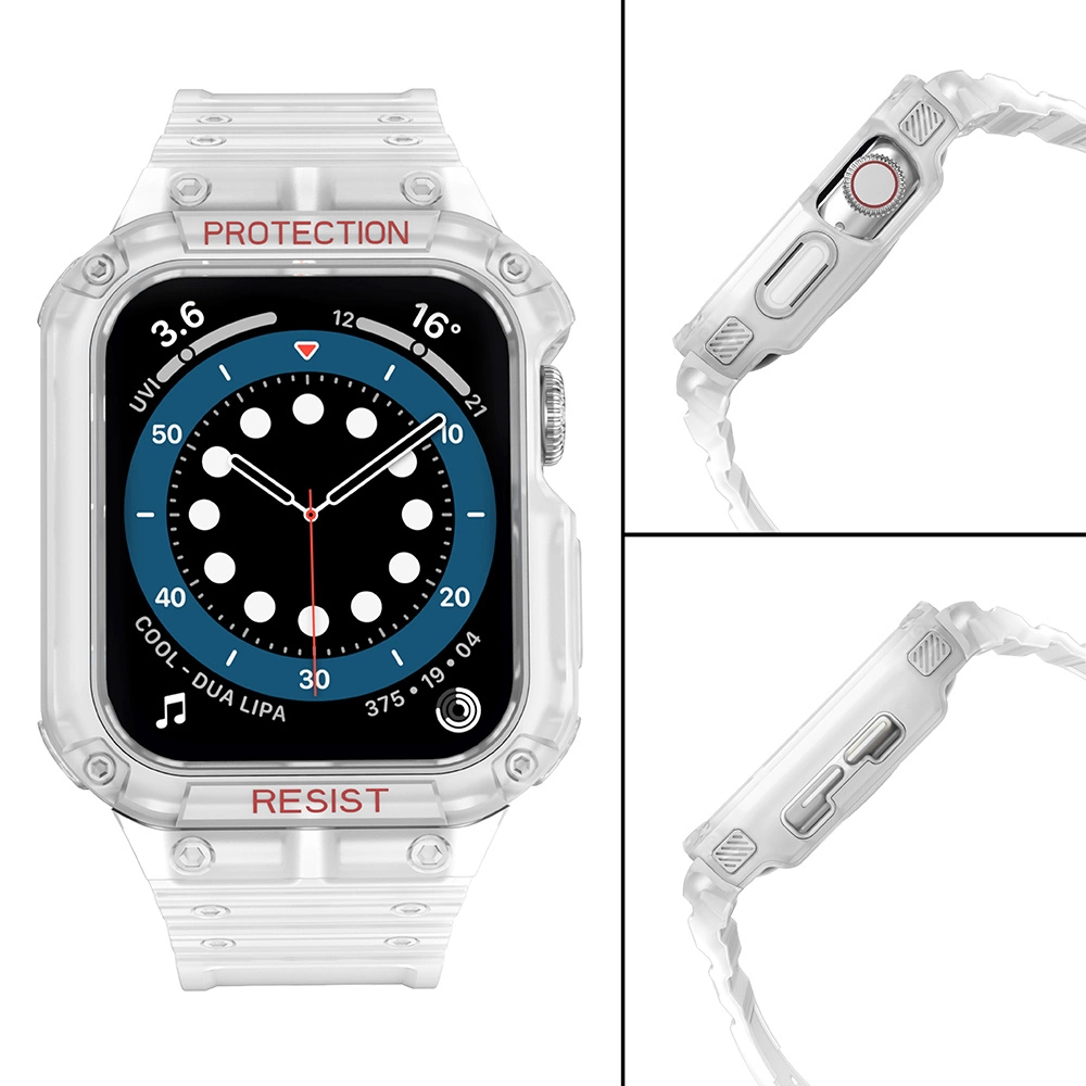 Protect dirželio juosta Apple Watch 38/40/41mm Armored Case – permatoma - Image 4