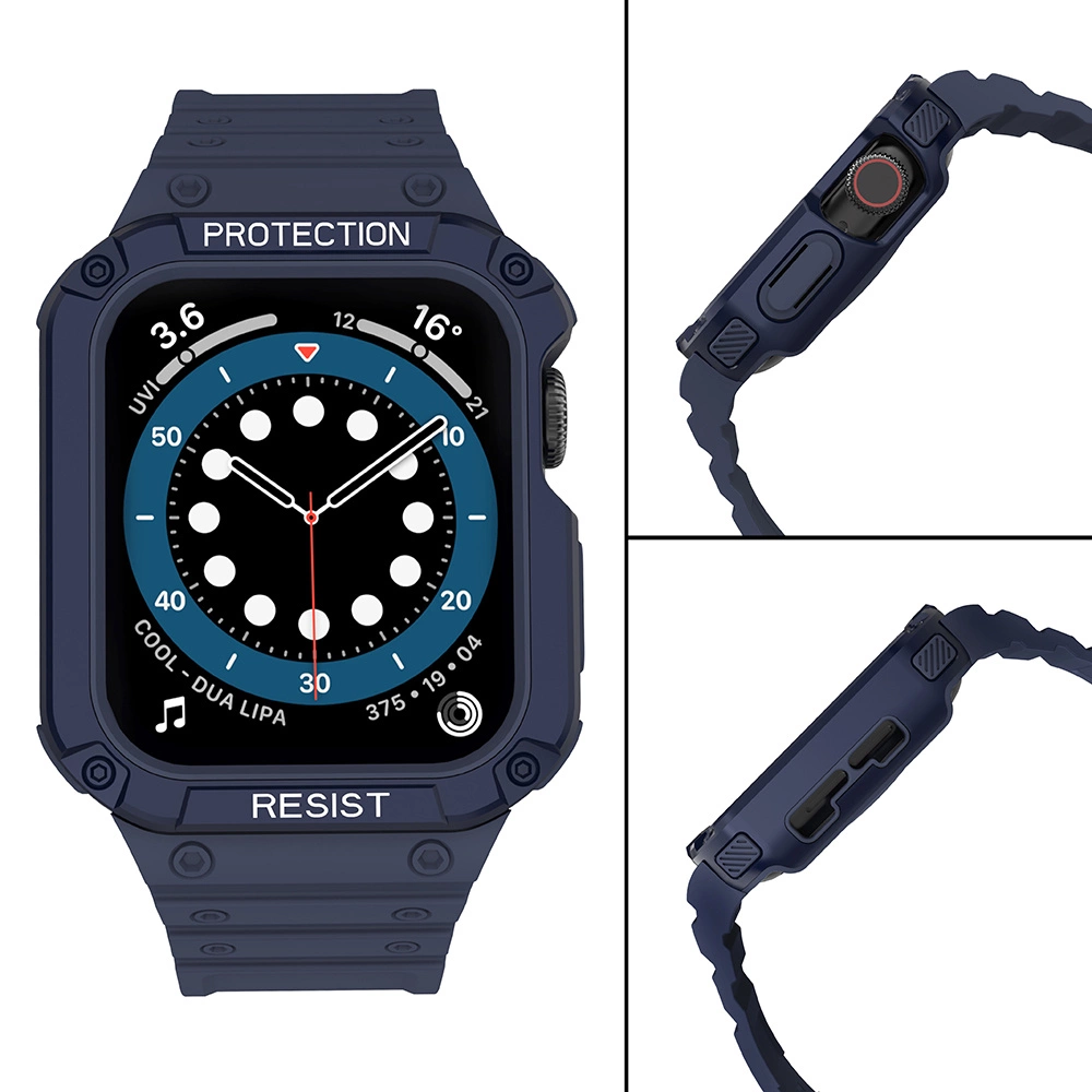 Protect dirželio juosta Apple Watch 38/40/41mm Armored Case – mėlyna - Image 4