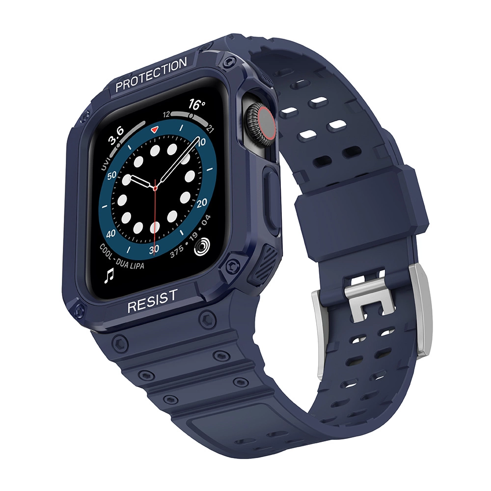 Protect dirželio juosta Apple Watch 38/40/41mm Armored Case – mėlyna - Image 2