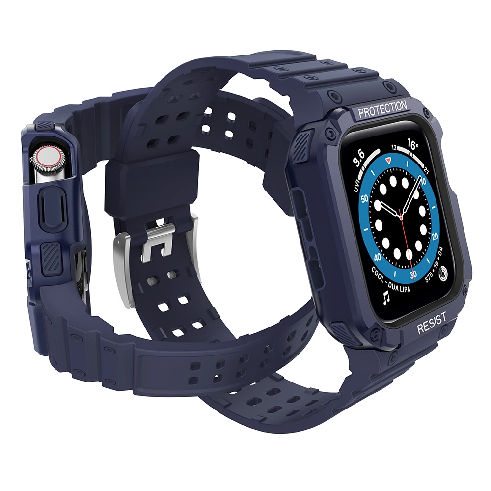 Protect dirželio juosta Apple Watch 38/40/41mm Armored Case – mėlyna - Image 3