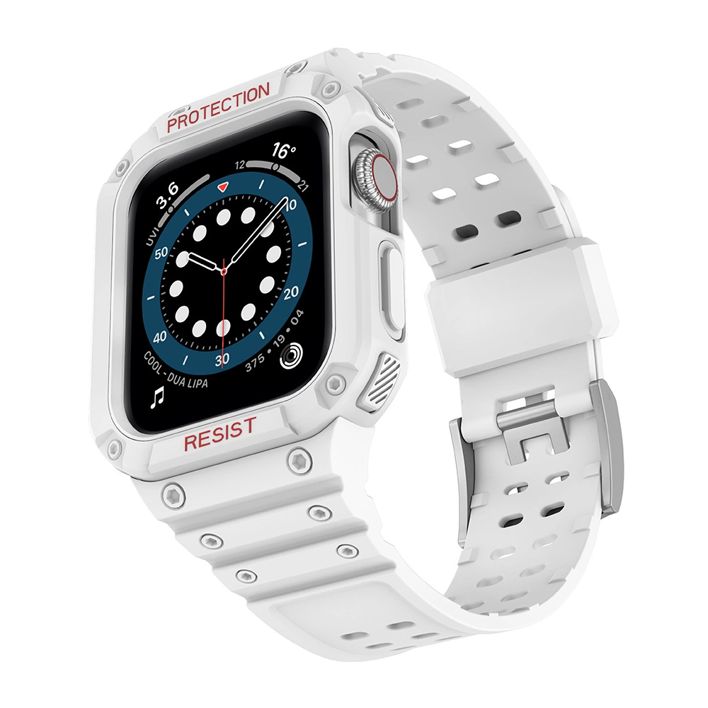 Protect dirželio juosta Apple Watch 42/44/45mm Armored Case – balta - Image 2