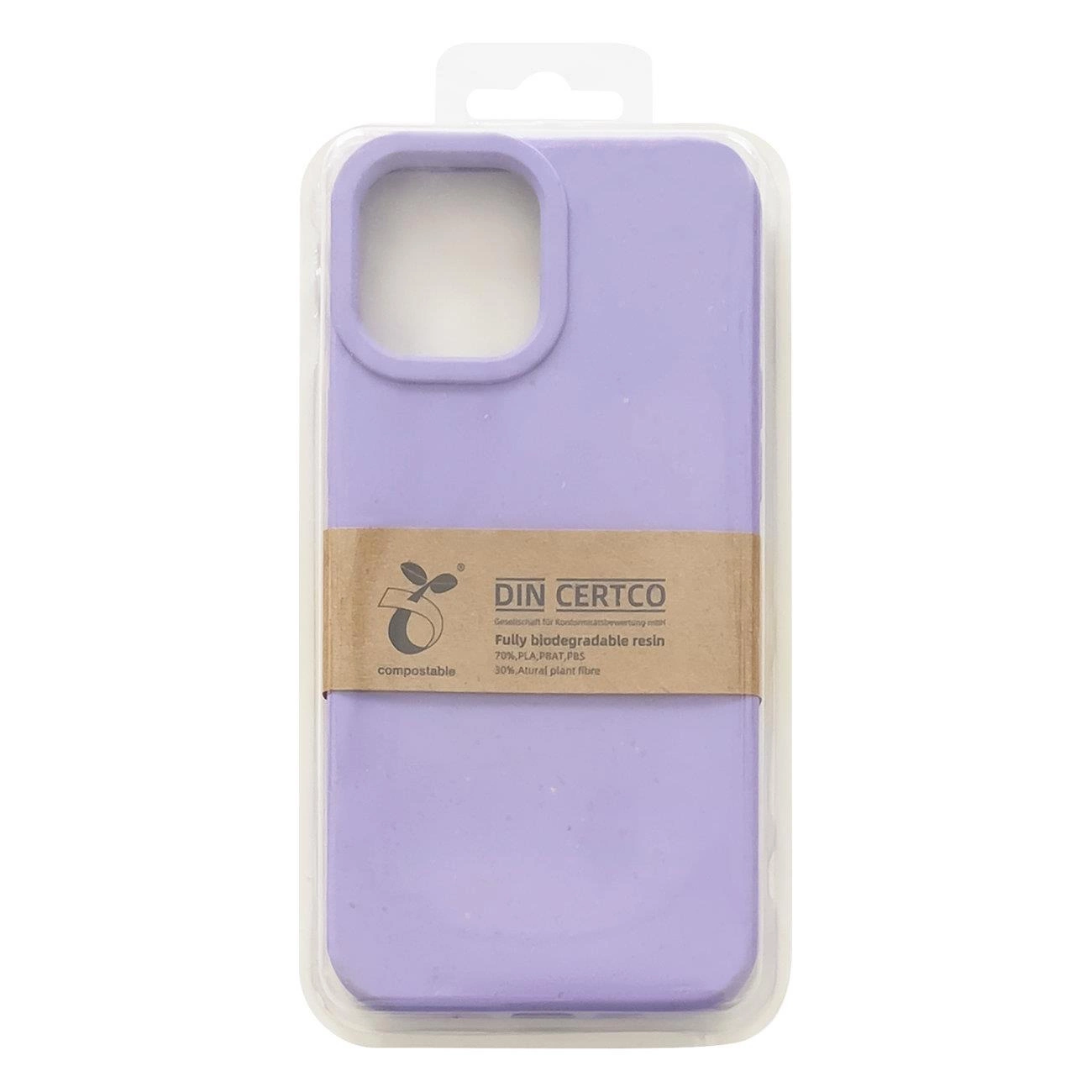Eco Case iPhone 11 Pro Max silikoninis dėklas - violetinis - Image 3