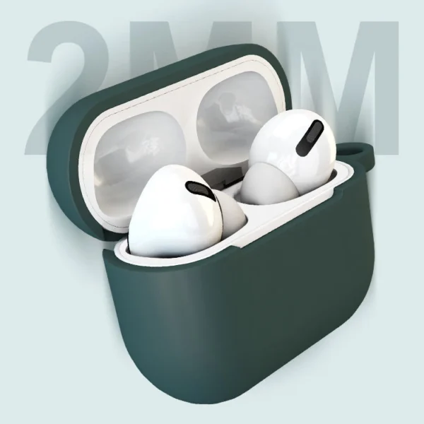 AirPods 3 silikoninis minkštas dėklas su pakabuku omarui rožinis (dėklas D) - Image 8