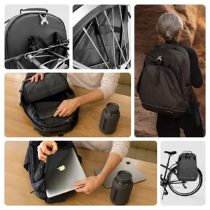bike backpack with frame