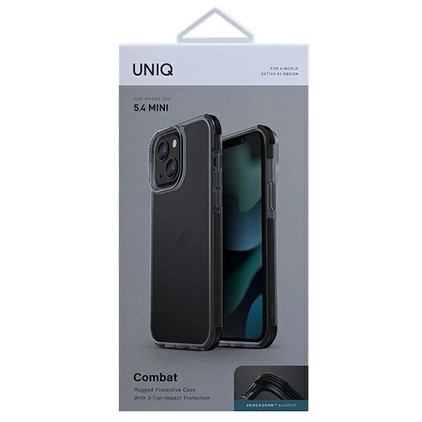 Uniq Combat dėklas iPhone 13 mini - juodas - Image 7