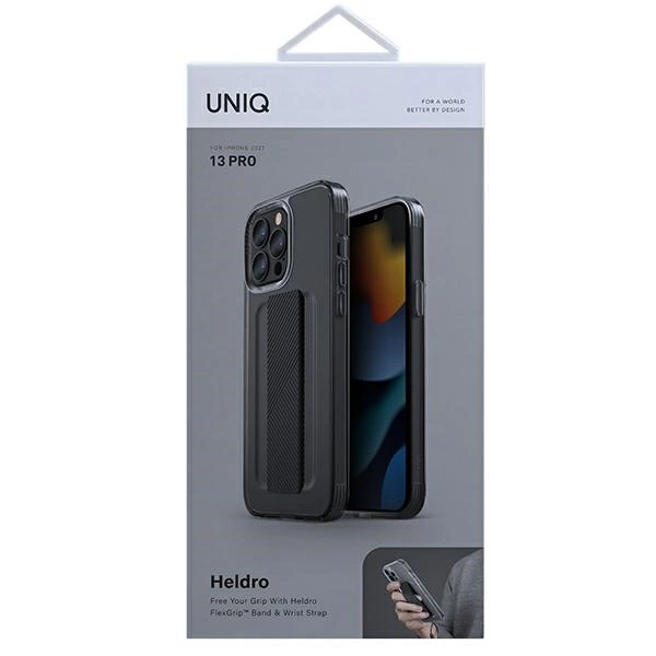 Uniq Heldro dėklas iPhone 13 Pro / iPhone 13 - pilkas - Image 7