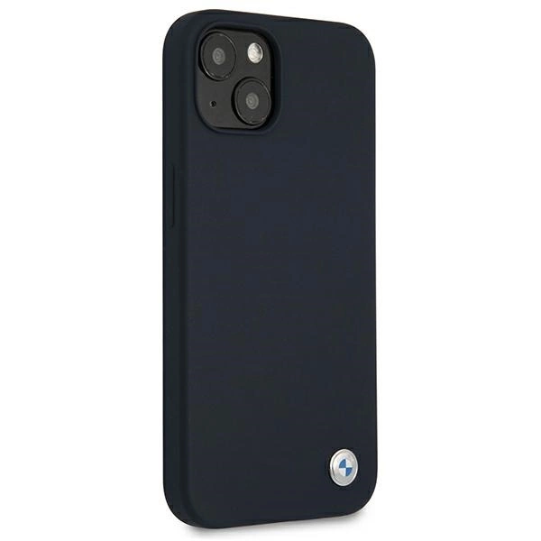 BMW BMHCP13SSILNA dėklas iPhone 13 mini 5,4" tamsiai mėlynas/navy hardcase Silicone Signature - Image 3