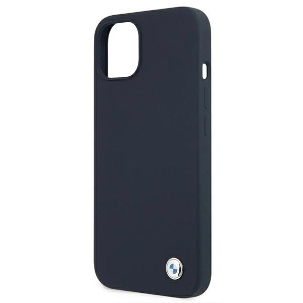 BMW BMHCP13SSILNA dėklas iPhone 13 mini 5,4" tamsiai mėlynas/navy hardcase Silicone Signature - Image 5
