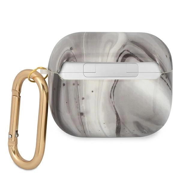 Guess GUA3UNMK dėklas AirPods 3 juoda/juoda Marble Collection - Image 2
