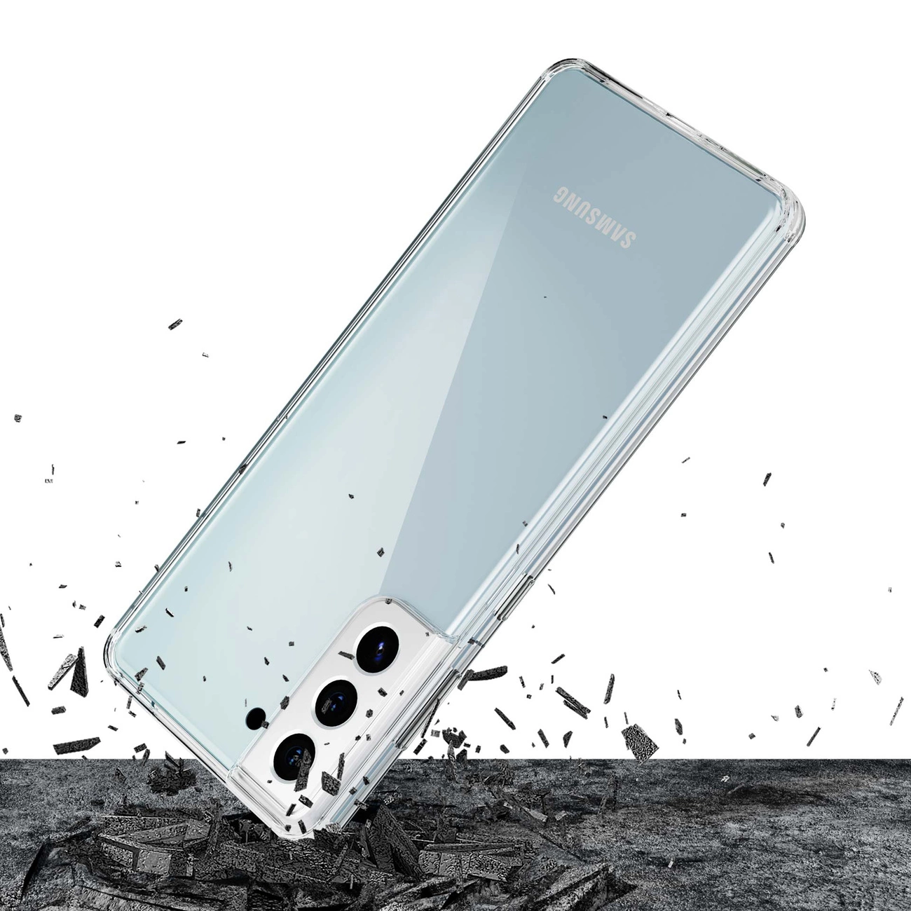 Samsung Galaxy S21 + 5G – 3mk Clear Case - Image 3