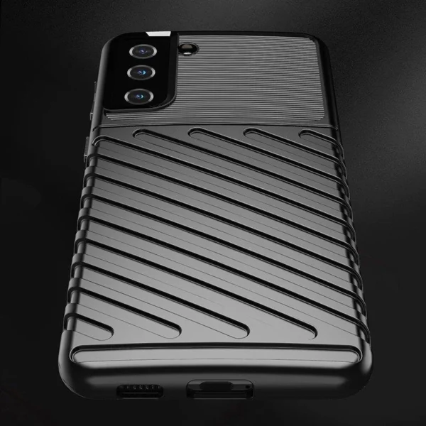 Thunder Case lanksti šarvuota dėklas Samsung Galaxy S22+ (S22 Plus) juodas - Image 5