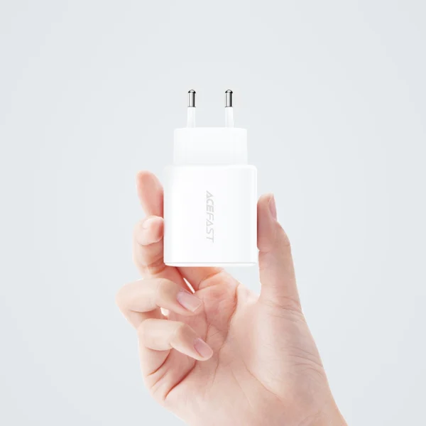 Acefast sieninis įkroviklis USB Type-C / USB 20W, PPS, PD, QC 3.0, AFC, FCP baltas (A25 white) - Image 13