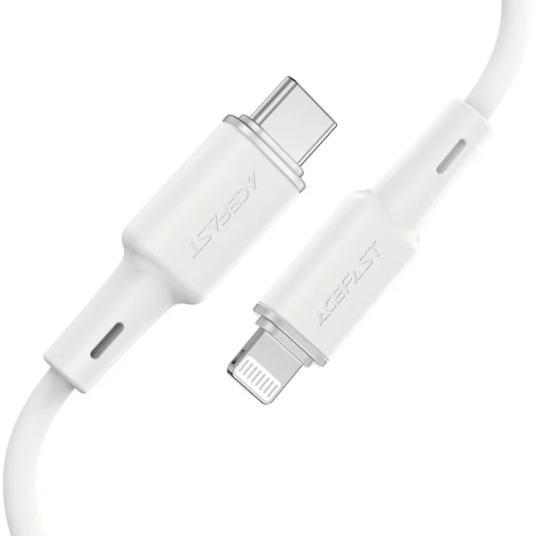Acefast kabelis MFI USB Type-C - Lightning 1,2 m, 30W, 3A juodas (C2-01 black) - Image 11