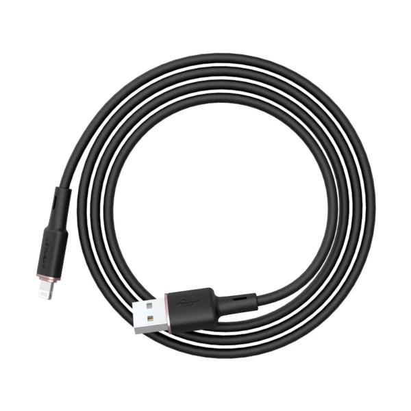 Acefast kabelis MFI USB - Lightning 1,2 m, 2,4A juodas (C2-02 black) - Image 3