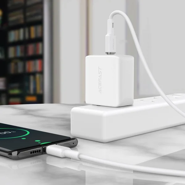 Acefast C2-03-CC USB-C - USB-C PD QC kabelis 60W 3A 480Mb/s 1,2 m - žalias - Image 6