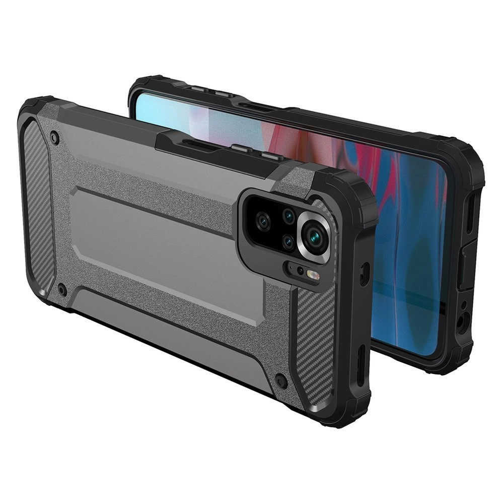 Hybrid Armor tvirtas hibridinis dėklas Xiaomi Redmi Note 11T 5G / Redmi Note 11S 5G / Poco M4 Pro 5G mėlynas - Image 3