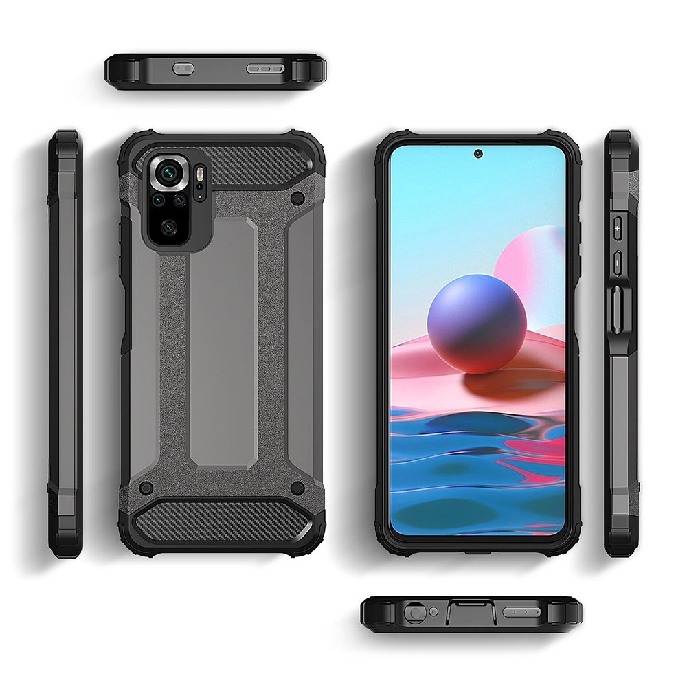 Hybrid Armor tvirtas hibridinis dėklas Xiaomi Redmi Note 11T 5G / Redmi Note 11S 5G / Poco M4 Pro 5G mėlynas - Image 4