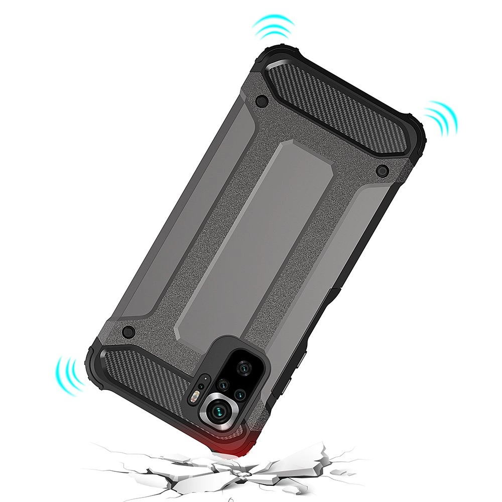 Hybrid Armor tvirtas hibridinis dėklas Xiaomi Redmi Note 11T 5G / Redmi Note 11S 5G / Poco M4 Pro 5G mėlynas - Image 8