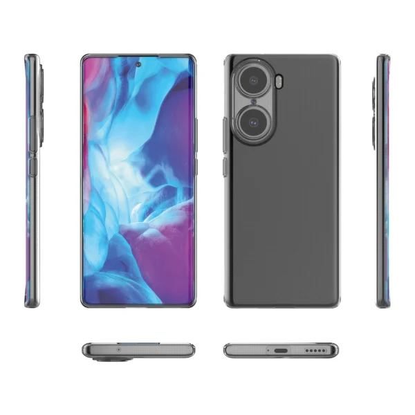Ultra Clear 0,5 mm Honor 60 gelinis dėklas skaidrus - Image 2