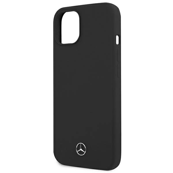 Mercedes MEHCP13SSILBK iPhone 13 mini 5,4" juodas / black kietas dėklas Silicone Line - Image 6