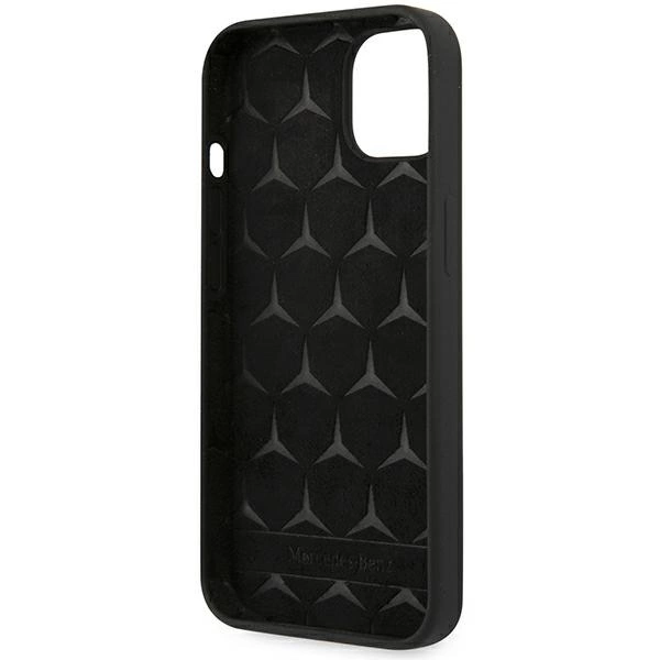 Mercedes MEHCP13SSILBK iPhone 13 mini 5,4" juodas / black kietas dėklas Silicone Line - Image 7