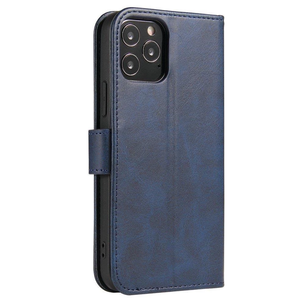 Magnet Case elegantiškas atverčiamas dėklas su stovėjimo funkcija Xiaomi Redmi Note 11 Pro+ 5G (China) / 11 Pro 5G (China) / Mi11i HyperCharge / POCO X4 NFC mėlynas - Image 3