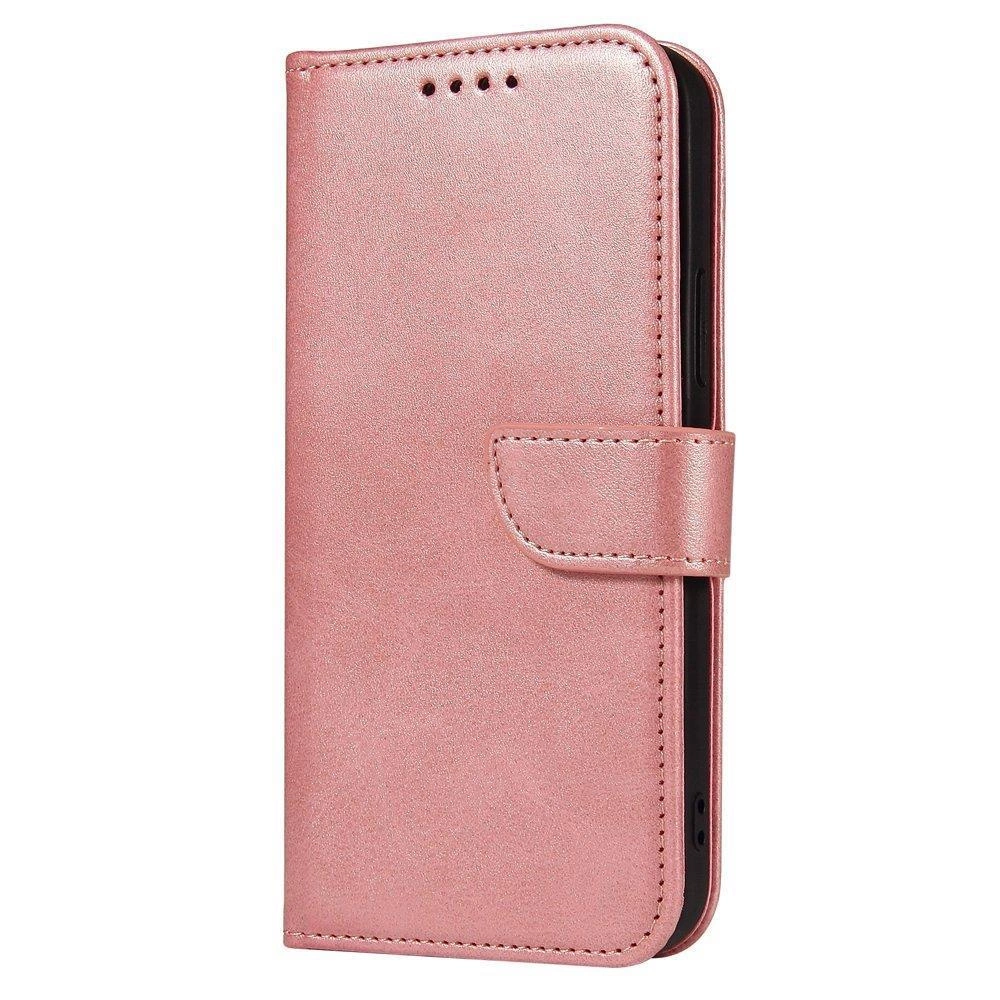 Magnet Case elegantiškas atverčiamas dėklas su stovėjimo funkcija Xiaomi Redmi Note 11 Pro+ 5G (China) / 11 Pro 5G (China) / Mi11i HyperCharge / Poco X4 NFC 5G rožinis - Image 2