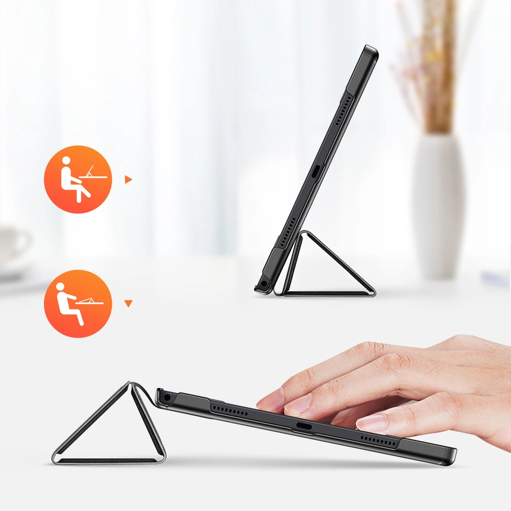 Dux Ducis Domo sulankstomas dėklas planšetei su Smart Sleep funkcija Samsung Galaxy Tab A8 10.5'' 2021 juodas - Image 3