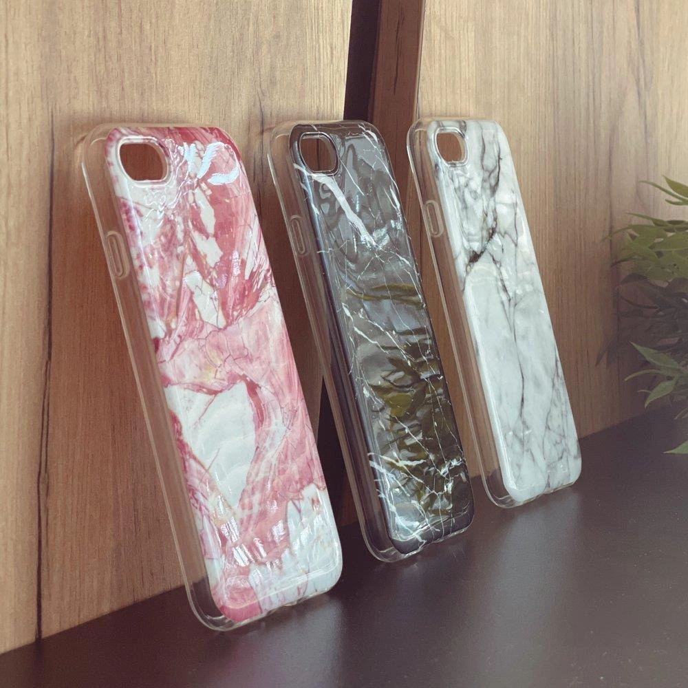 Wozinsky Marble TPU dėklas gelinis marmurinės tekstūros Samsung Galaxy S22 Ultra juodas - Image 8